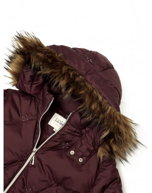 Girls Jacket Quilted Urban Wine